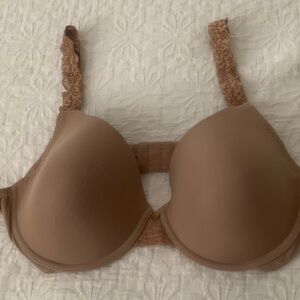 Natori Tan Lace Accent Bra 36D